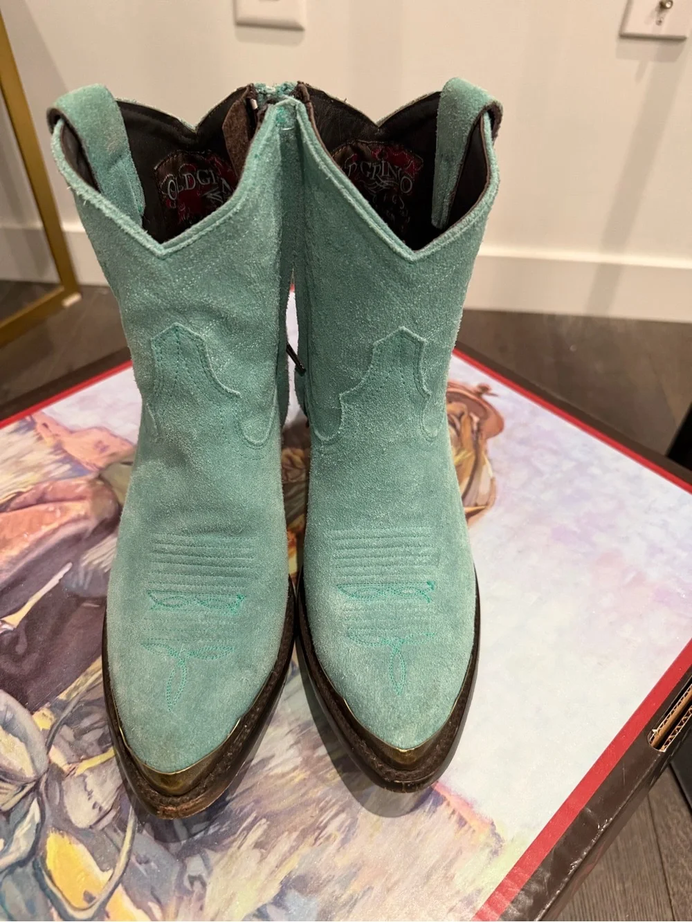 Old Gringo Mint Suede Ankle Boots - Women